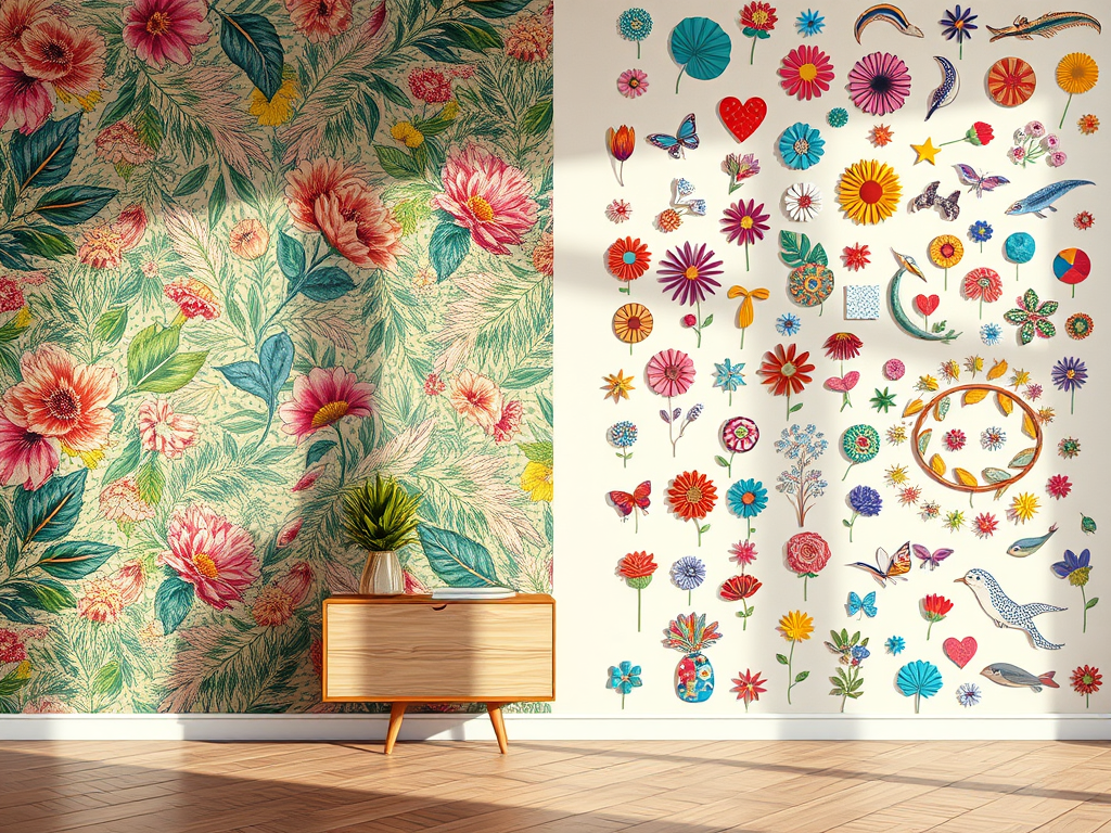 Papel de Parede vs. Adesivo: Entenda as Principais Diferenças