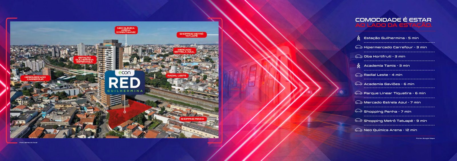 Red Guilhermina Econ Construtora Localização