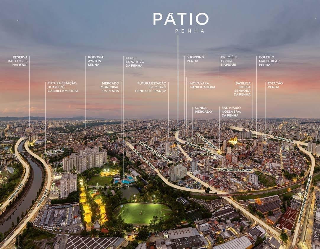 Localização Pátio Penha